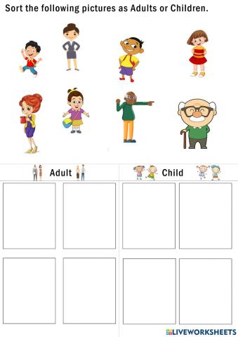 Adult Vs Child