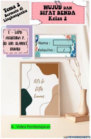 Tema 2 Wujud benda kelas 2