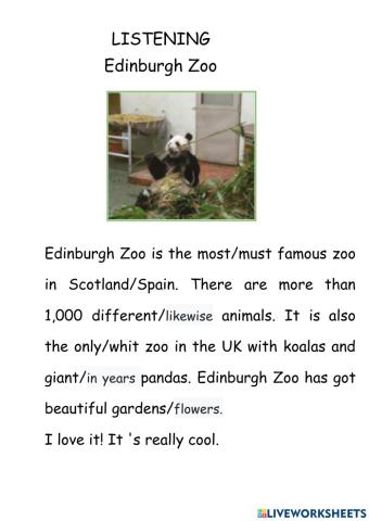 Edinburgh Zoo