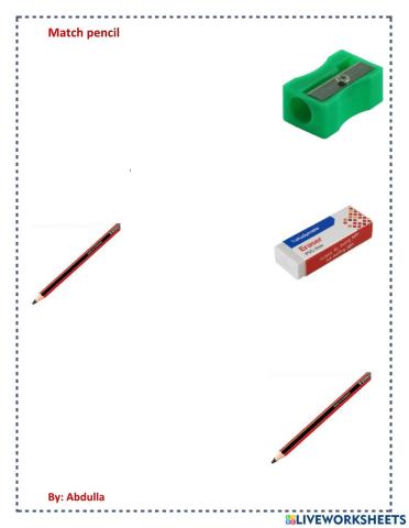 Match pencil