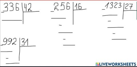 Long division