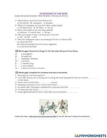 The beginning of fake news