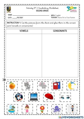 Vowels and consonants