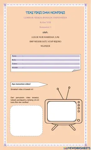 Latihan Soal Buku Fiksi dan Nonfiksi