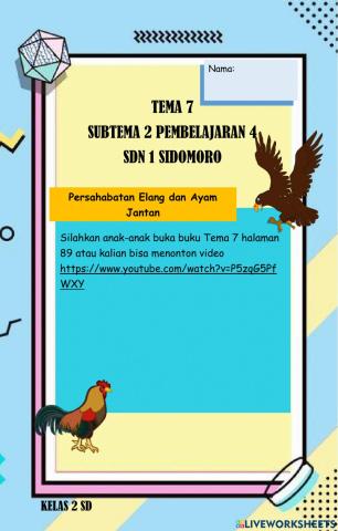 Tema 7 Subtema 2 Pembelajaran 4