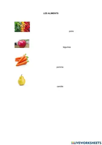 Les aliments
