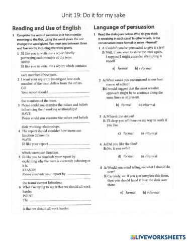 Vocabulary Practice C1