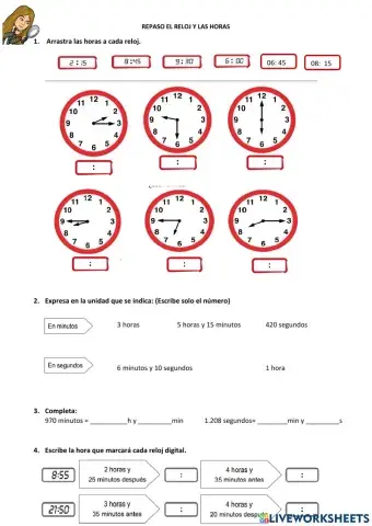 El reloj y las horas