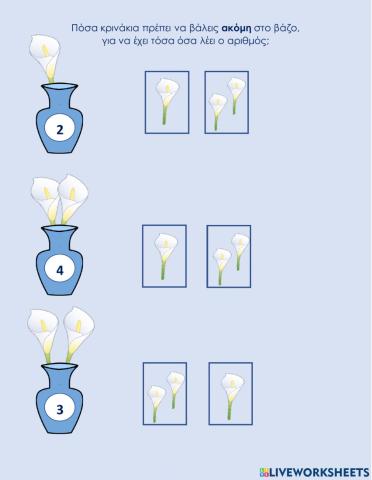 Ποσα πρεπει να βαλεις ακομη-