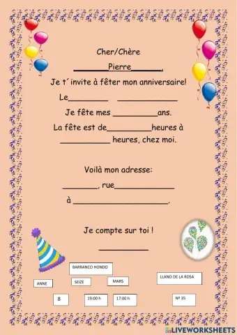 Carte d-invitation