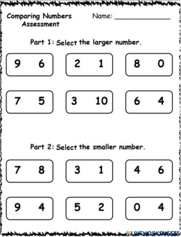 Larger-Smaller Numbers