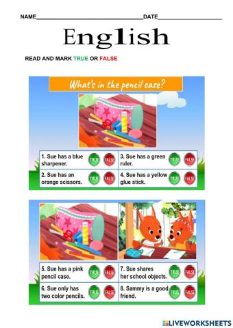 Sue and sammy story time