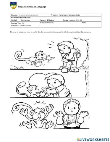 Diagnóstico 3º año básico A y B