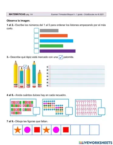 Evaluación Matemáticas