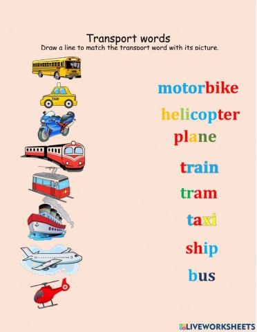 Transport words