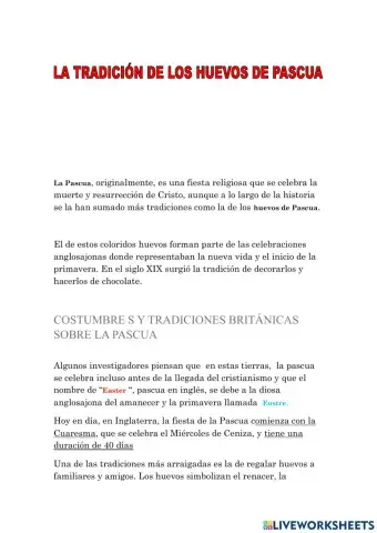 Origen de los huevos de pascua