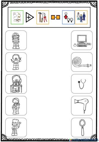 LAS PROFESIONES Y SUS HERRAMIENTAS