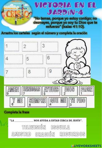 Victoria en el jardín