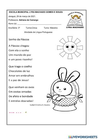 Atividade de português