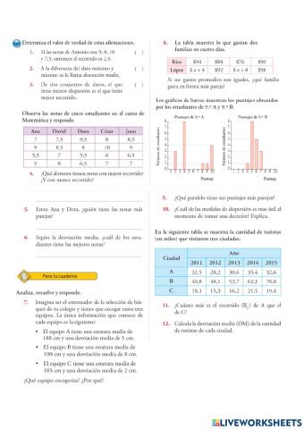 Rango y desviación media