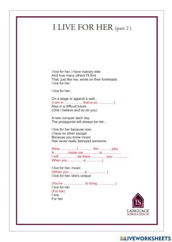 I live for her part 2