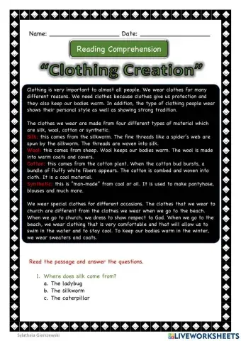 Reading Comprehension