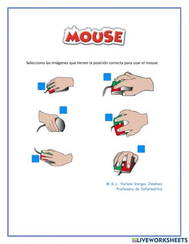 Posición Correcta del Mouse