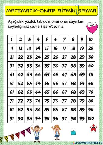 Onar Ritmik Saymalar