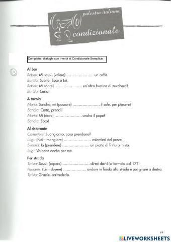 Condizionale Semolice