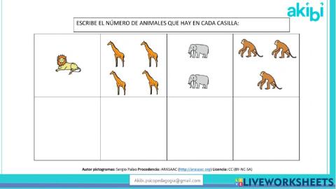 Escritura de números