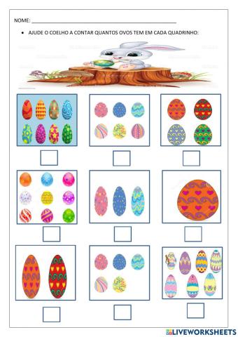 Páscoa- quantidade