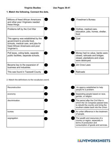 Virginia Studies 3-25-2021 Reconstruction