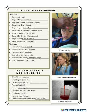 Sintomas enfermedades