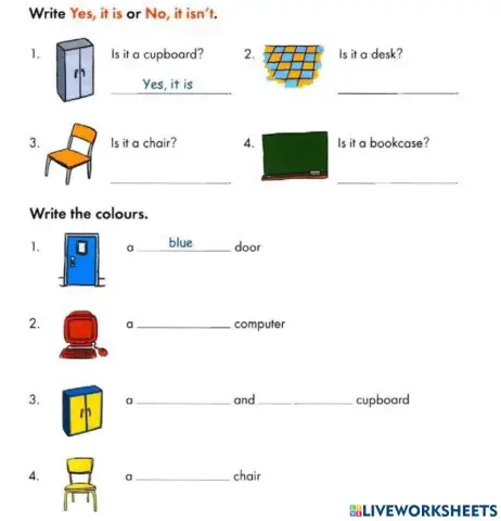 In the classrom writing2