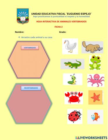 Animales Vertebrados