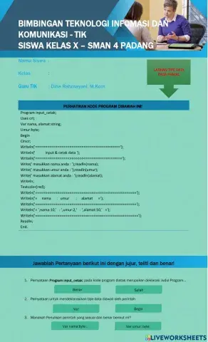 Latihan Program Pascal