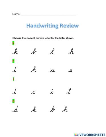 Handwriting