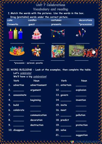 Vocabulary and reading comprehension