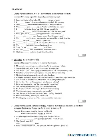EF 3rd inter Progres Test 1-5 vocab, grammar, communication