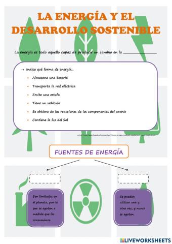 La energía y el desarrollo sostenible