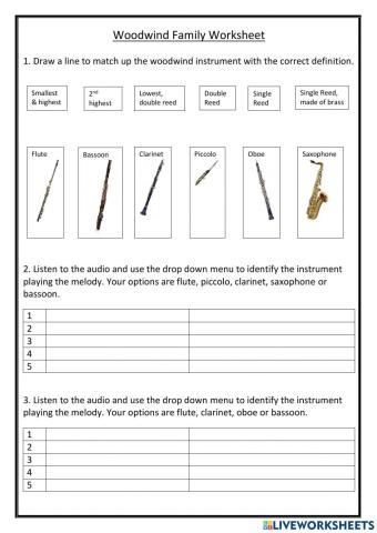 Woodwind Instruments