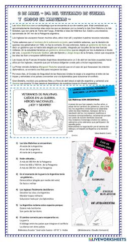 2 de abril Dia del Veterano de Guerra y Caídos en Malvinas
