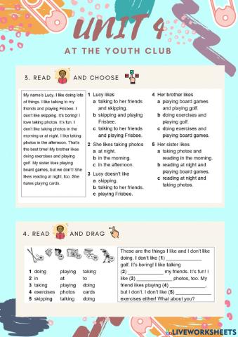 U.4 At the Yourth Club READ