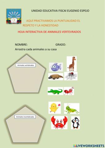 Animales Vertevrados