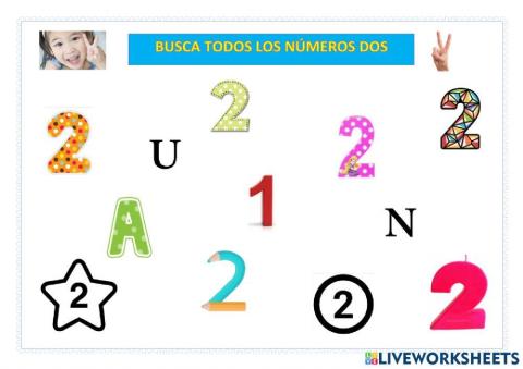 Buscamos el número dos