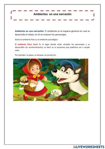 Leer un subgénero narrativo de tu preferencia