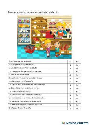 ¿Verdadero o falso?