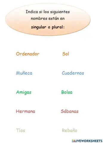 Singular y Plural