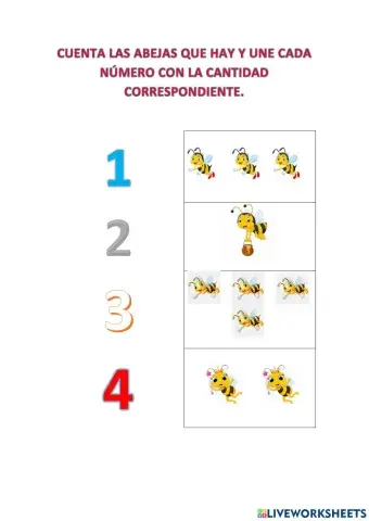 Contamos abejas