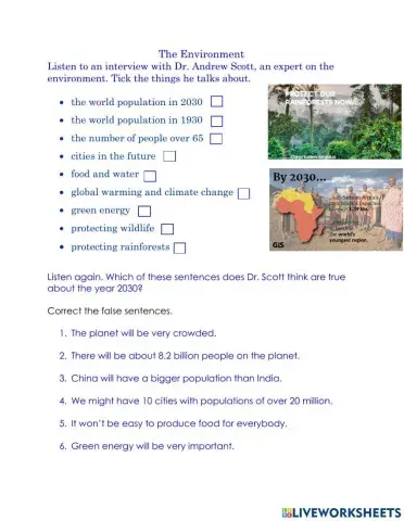 Will and Might the enviroment